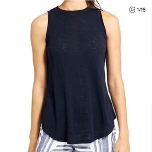 Athleta Midnight Blue Relaxed Tank Top